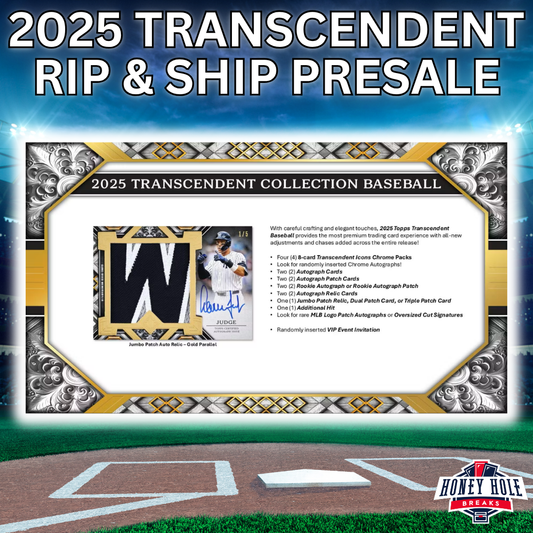 2025 Topps Transcendent Collection Baseball - Presale Rip & Ship