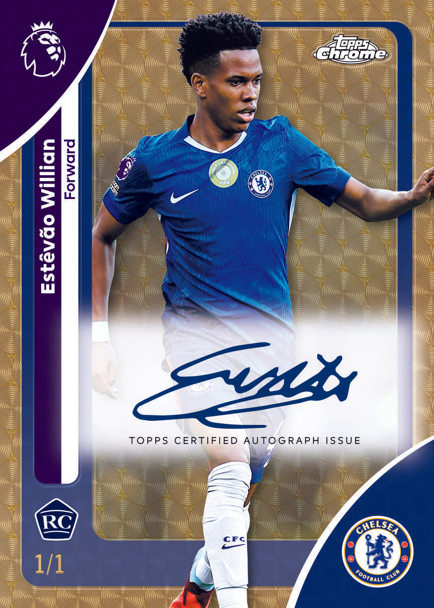 2026 Topps Chrome Premier League Soccer Hobby Box