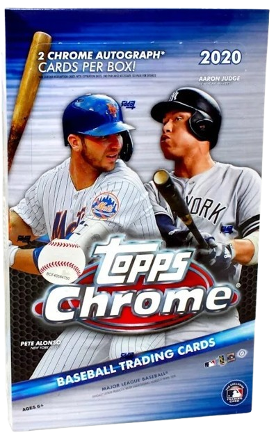 2020 Topps Chrome Baseball Hobby Box