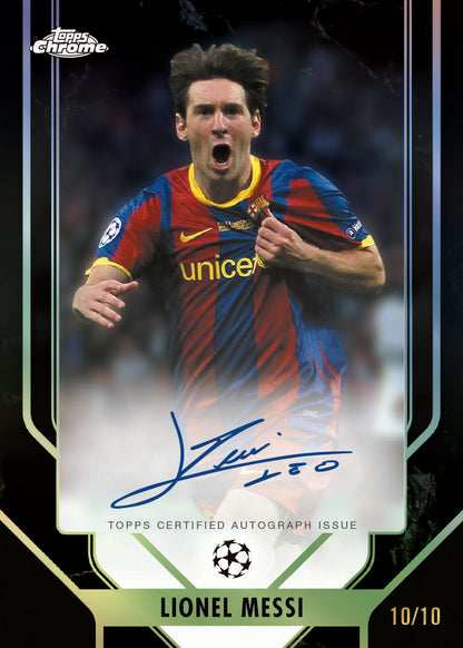 2025/26 Topps UEFA Club Competitions Chrome Soccer Hobby Box
