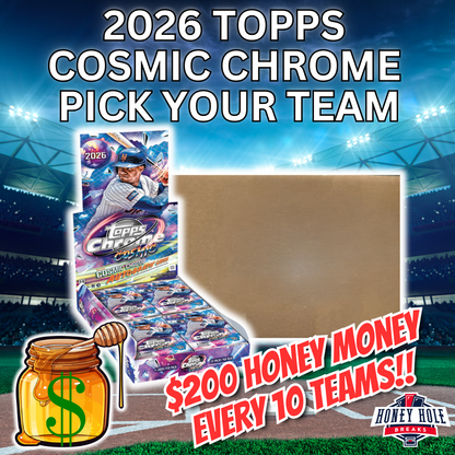 FULL CASE (8x) 2026 Topps Cosmic Chrome Baseball Hobby - PICK YOUR TEAM Break #2246