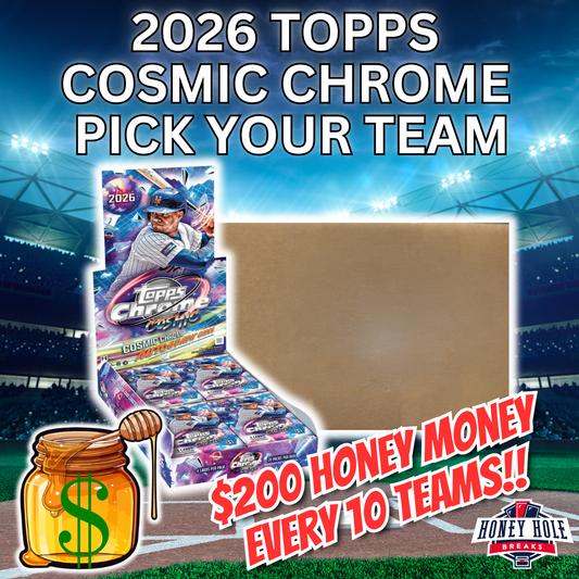 FULL CASE (8x) 2026 Topps Cosmic Chrome Baseball Hobby - PICK YOUR TEAM Break #2246