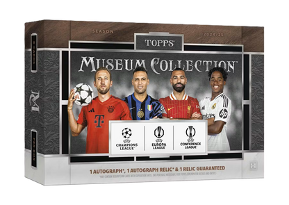 2024/25 Topps UEFA Club Competitions Museum Collection Soccer Hobby Box