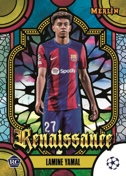 2023/24 Topps UEFA Club Competitions Merlin Chrome Soccer Hobby Box