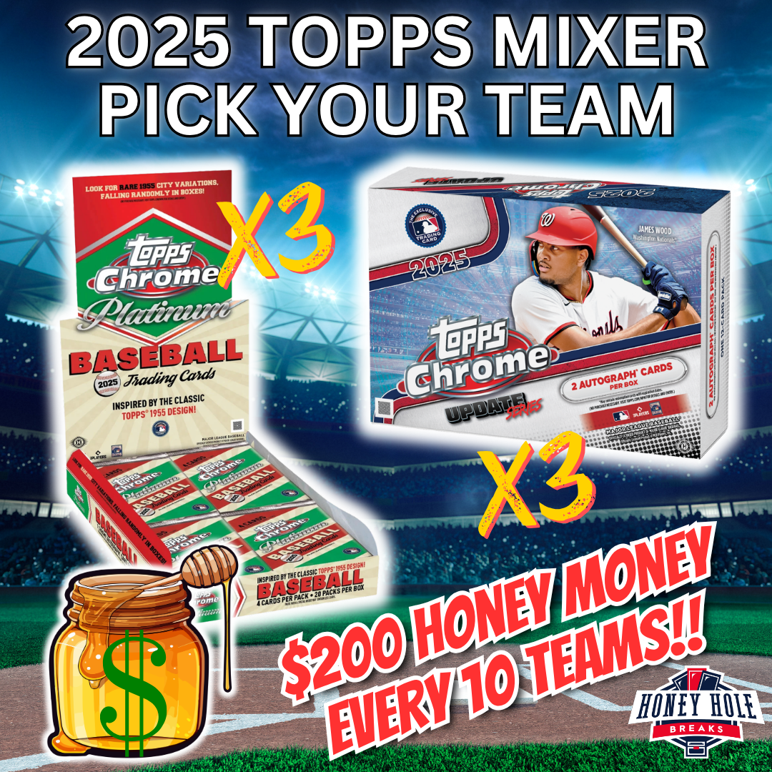 3x 2025 Topps Chrome Update Delight, 3x 2025 Topps Chrome Platinum Hobby - PICK YOUR TEAM Break #1786