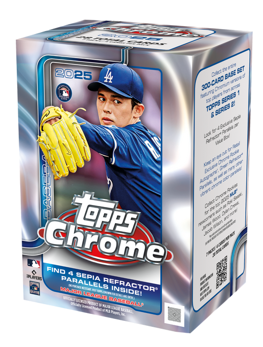 2025 Topps Chrome Baseball Blaster Box