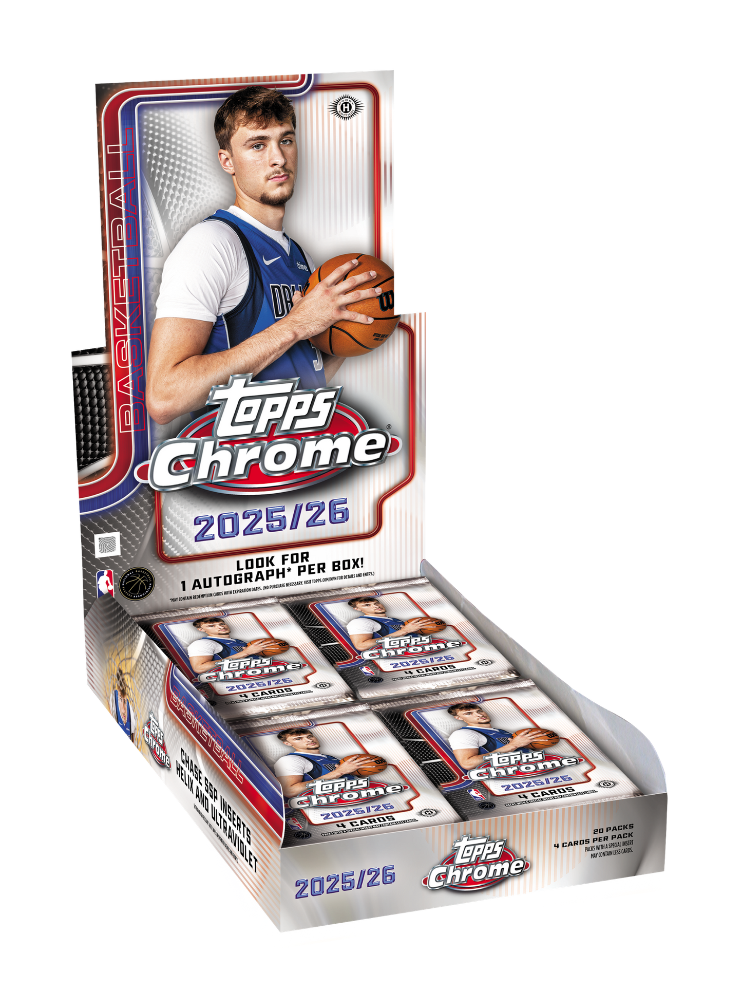 2025/26 Topps Chrome Basketball Hobby Box