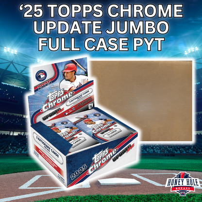 FULL CASE 2025 Topps Chrome Update Baseball Jumbo (8 Boxes) - PICK YOUR TEAM Break #1289