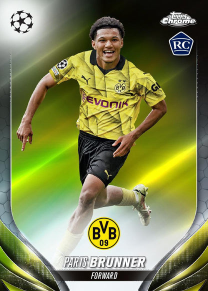 2023/24 Topps UEFA Club Competitions Chrome Soccer Hobby Box