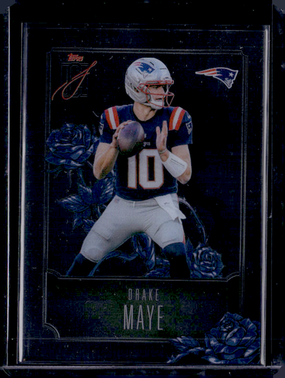 2025 Topps Signature Class Drake Maye Roses Insert