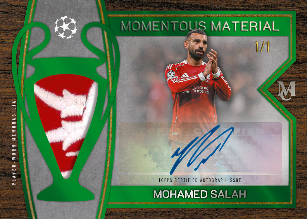2025/26 Topps UEFA Club Competitions Museum Collection Soccer Hobby Box