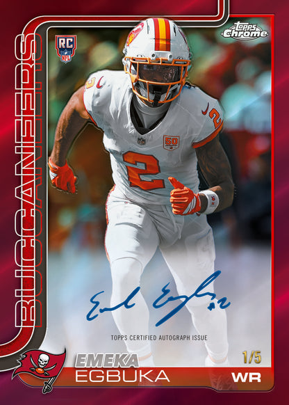 2025 Topps Chrome Football Blaster Box