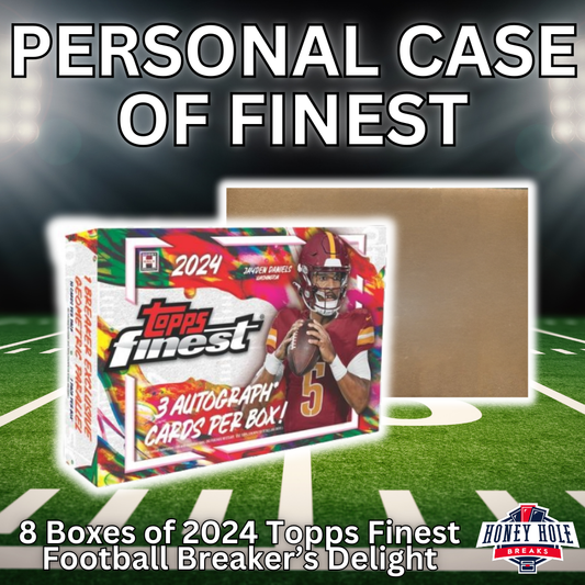 8 Box Case of 2024 Topps Finest Football Breaker's Delight