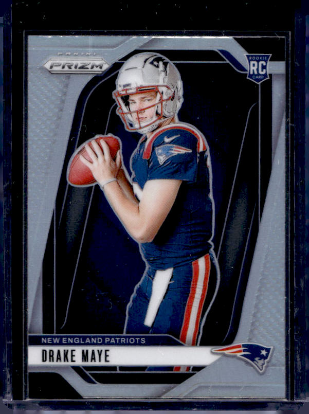 2024 Panini Prizm Drake Maye #12 Rookie Silver Prizm