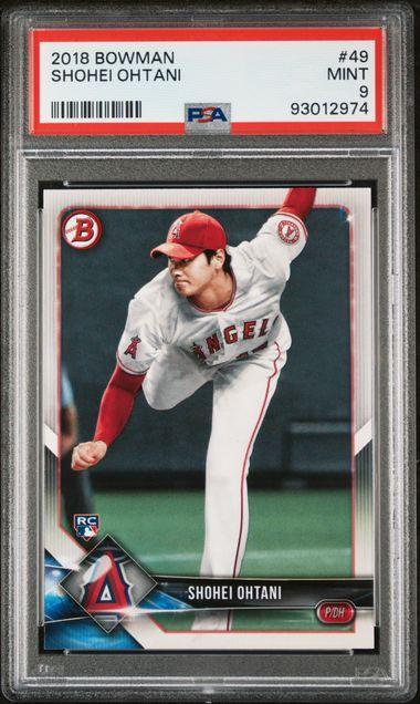 2018 Bowman - Shohei Ohtani #49 Rookie PSA 9