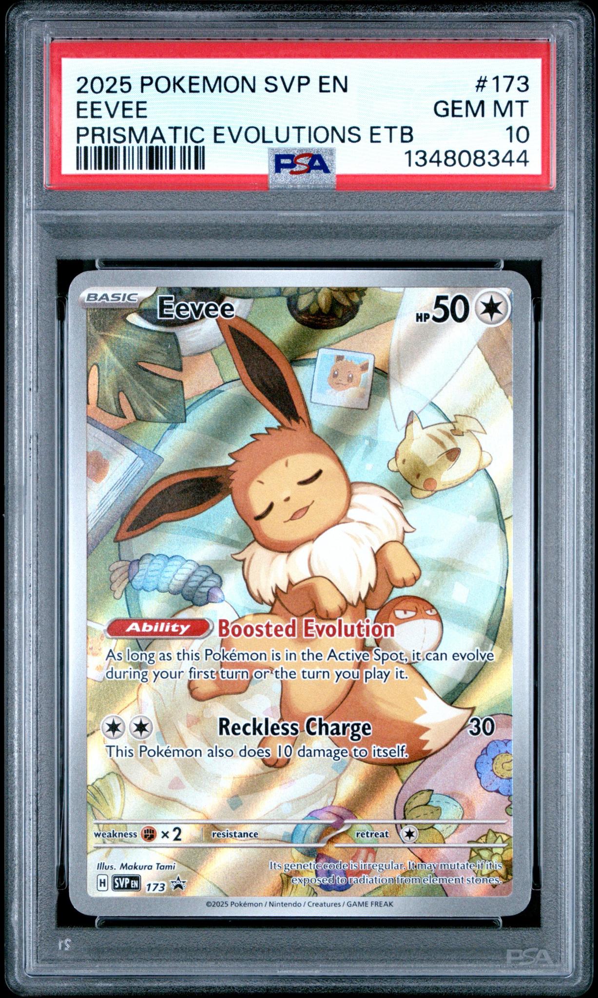 2025 Pokemon Eevee #173 PSA 10