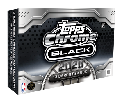 2025/26 Topps Chrome Black Basketball Hobby Box
