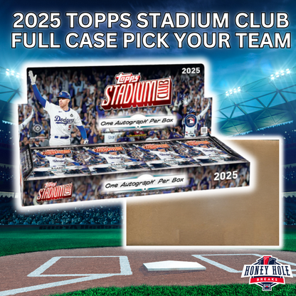 FULL CASE 2025 Topps Stadium Club Baseball Hobby (16 Boxes) - PICK YOUR TEAM Break #1479