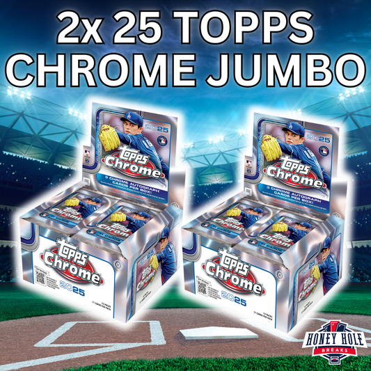 2025 Topps Chrome Baseball Jumbo - 2 Box Random Team Break #1118