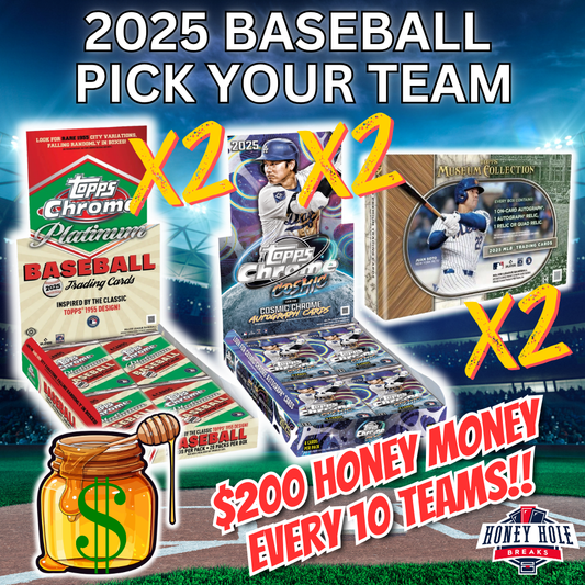 2x '25 Topps Chrome Platinum Hobby, 2x '25 Topps Cosmic Chrome, 2x '25 Topps Museum Collection - PICK YOUR TEAM Break #1801