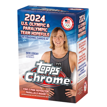 2024 Topps Chrome U.S. Olympic & Paralympic Team Hopefuls Value Box