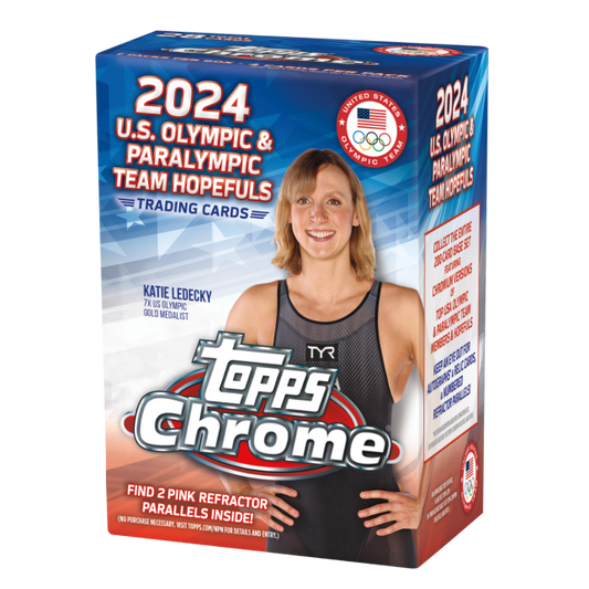 2024 Topps Chrome U.S. Olympic & Paralympic Team Hopefuls Value Box