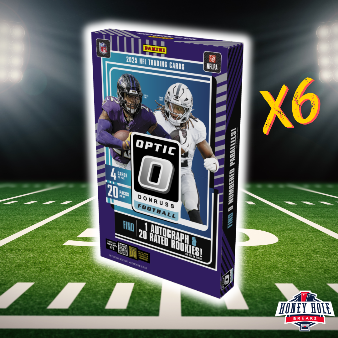 HALF CASE 2025 Panini Donruss Optic Football Hobby (6 Boxes) - RANDOM DIVISION Break #1419