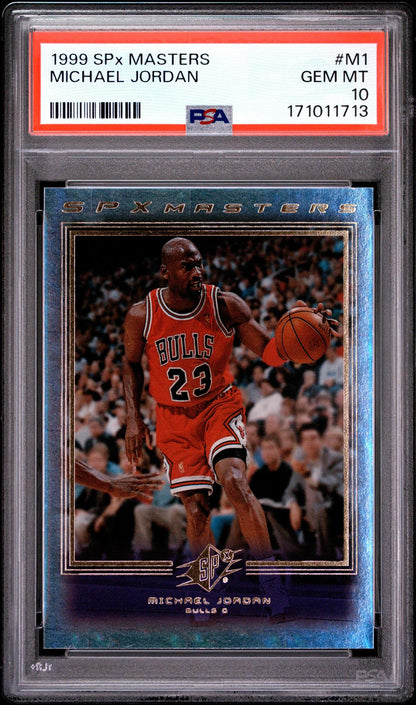 1999 SPx MASTERS M1 MICHAEL JORDAN PSA 10 - POP 24