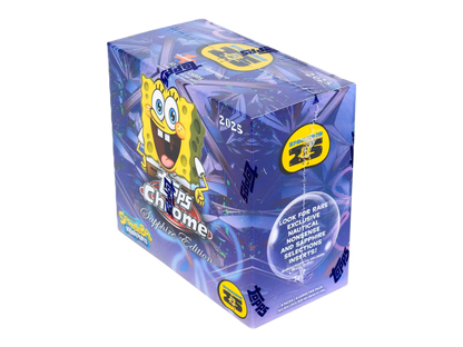 2025 Topps Chrome Spongebob Squarepants 25th Anniversary Sapphire Edition Box
