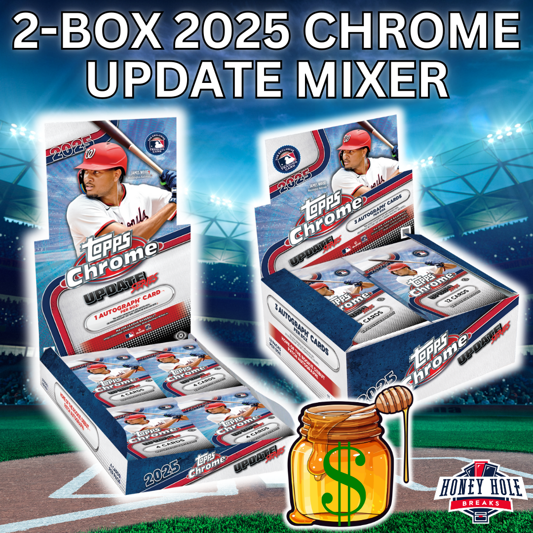 1x 2025 Topps Chrome Update Hobby, 1x 2025 Topps Chrome Update Jumbo - 3 RANDOM TEAM Break #1287