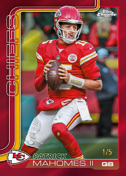 2025 Topps Chrome Football Mega Box