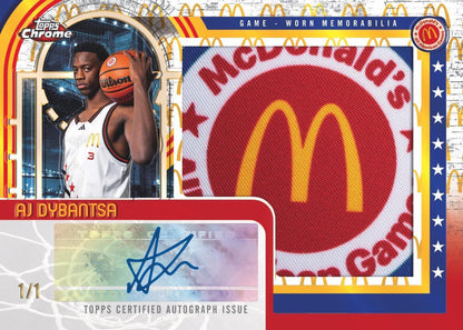 2025 Topps Chrome McDonald's All American Basketball Hobby Box