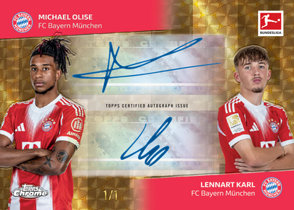 2025/26 Topps Chrome Bundesliga Soccer Hobby Box