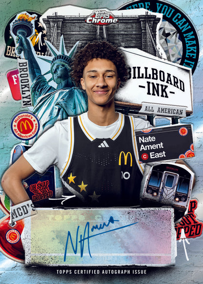 2025 Topps Chrome McDonald's All American Basketball Hobby Box