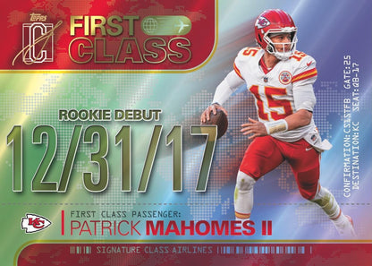 2025 Topps Signature Class Football Blaster Box