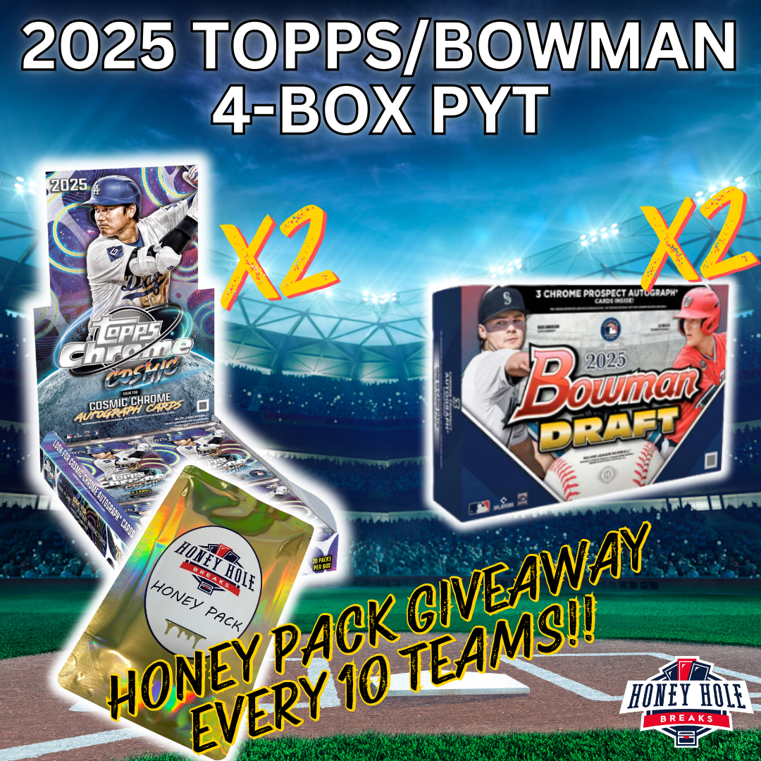 2x 2025 Bowman Draft Baseball Breaker's Delight, 2x 2025 Topps Cosmic Chrome Baseball Hobby - PICK YOUR TEAM Break #1406