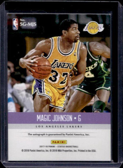 2018 Status Magic Johnson #SG-MJS Autograph