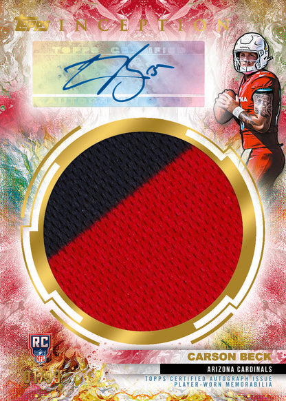 2026 Topps Inception Football Hobby Box