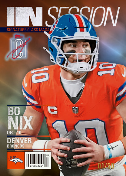 2025 Topps Signature Class Football Blaster Box