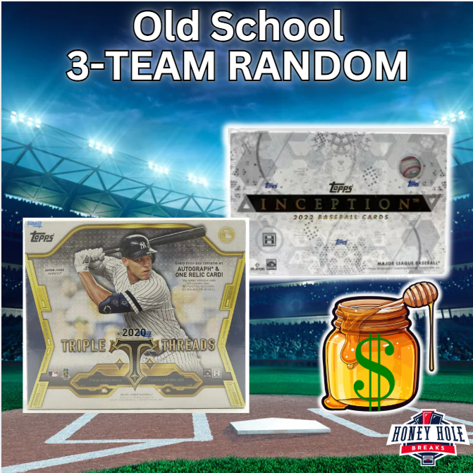 1x 2020 Topps Triple Threads, 1x 2022 Topps Inception Baseball - 3 RANDOM TEAM Break #1807