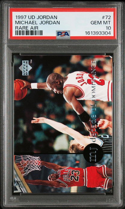 1997 UPPER DECK MJ RARE AIR 72 MICHAEL JORDAN