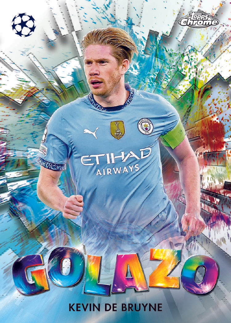 2024/25 Topps UEFA Club Competitions Chrome Soccer Jumbo Box