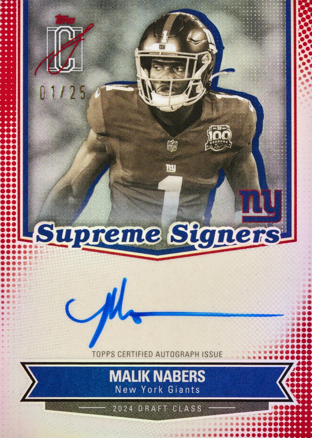 2025 Topps Signature Class Football Blaster Box
