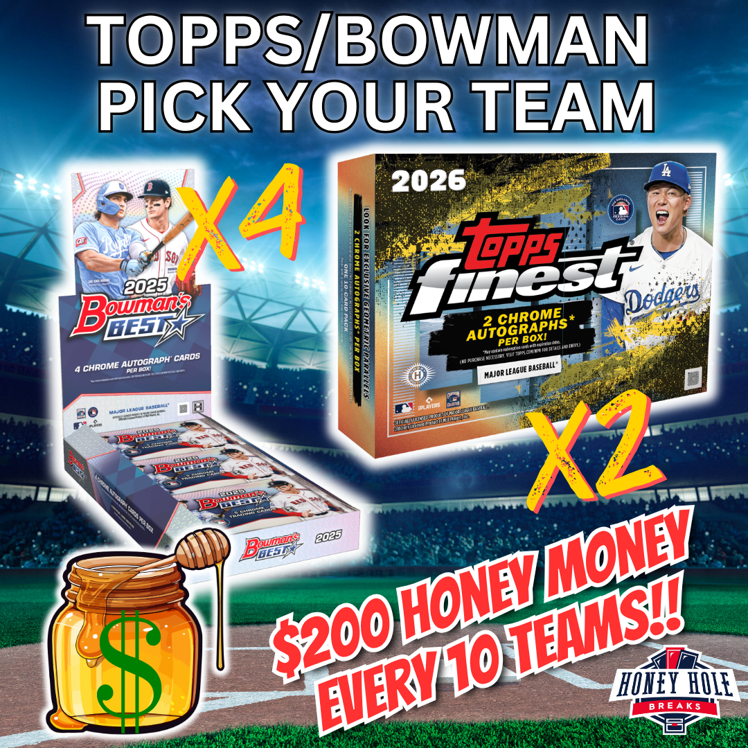 2x '26 Topps Finest Baseball Delight, 4x '25 Bowman's Best Baseball Hobby - PICK YOUR TEAM Break #2051