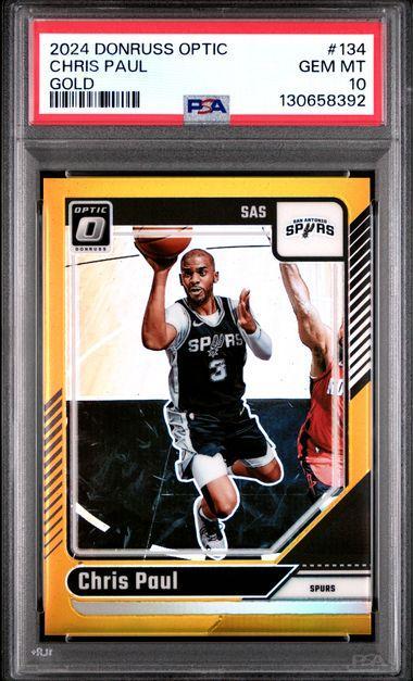 2024 Donruss Optic Chris Paul Gold /10 PSA 10