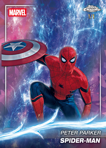2025 Topps Marvel Studios Chrome Sapphire Edition 10 Box Case