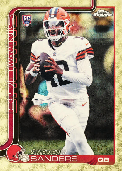 2025 Topps Chrome Football Jumbo Box