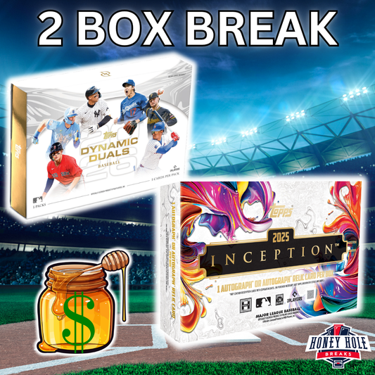 1x 2025 Topps Inception Baseball Hobby, 1x 2026 Topps Dynamic Duals Baseball Hobby -  3 RANDOM TEAM Break #2063