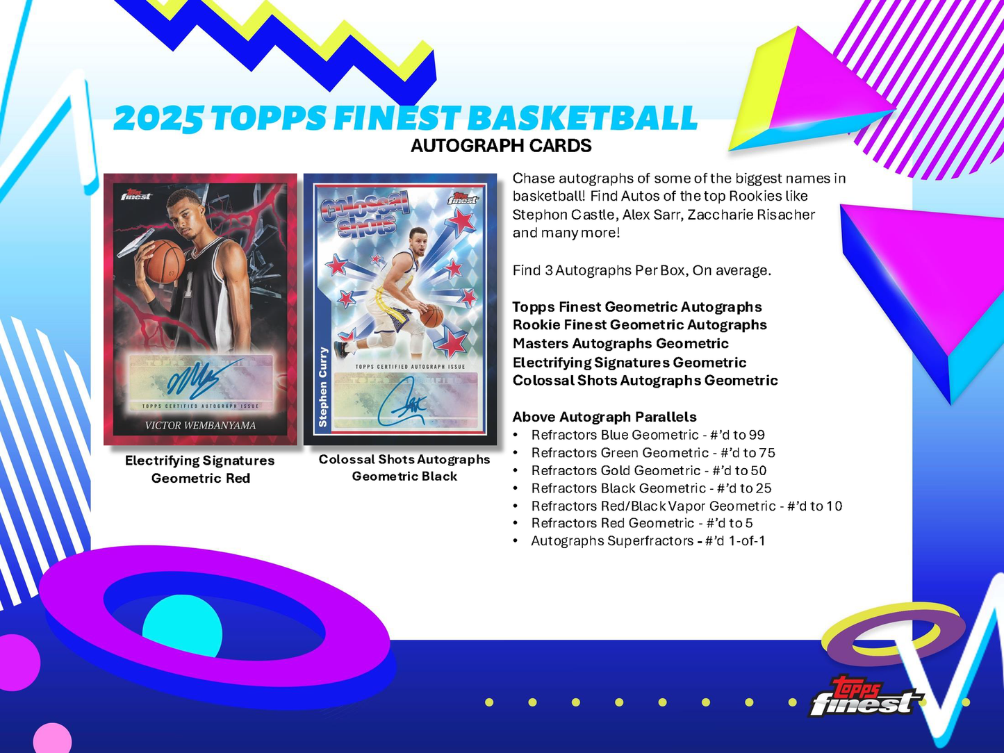 2024/25 Topps Finest Basketball Breaker's Delight Box