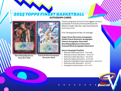 2024/25 Topps Finest Basketball Breaker's Delight Box